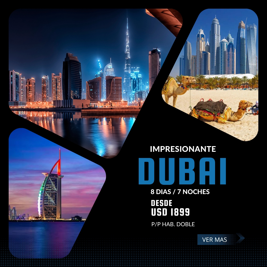 Paquete de viajes a Dubai